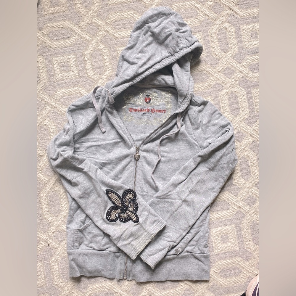 Twisted Heart Grey hoodie